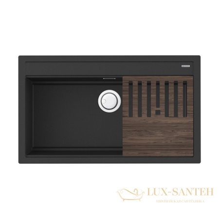 кухонная мойка omoikiri kitagawa 86-lb-gb artceramic х графит, 4993794